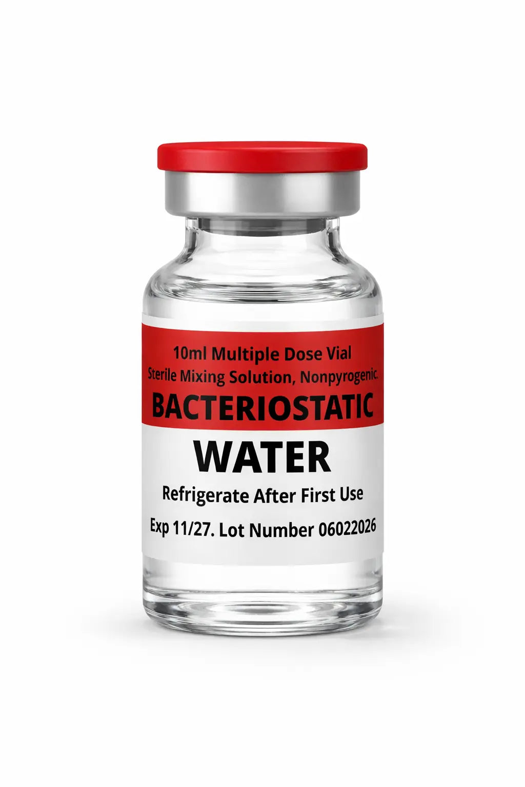 10ml bacteriostatic water vial