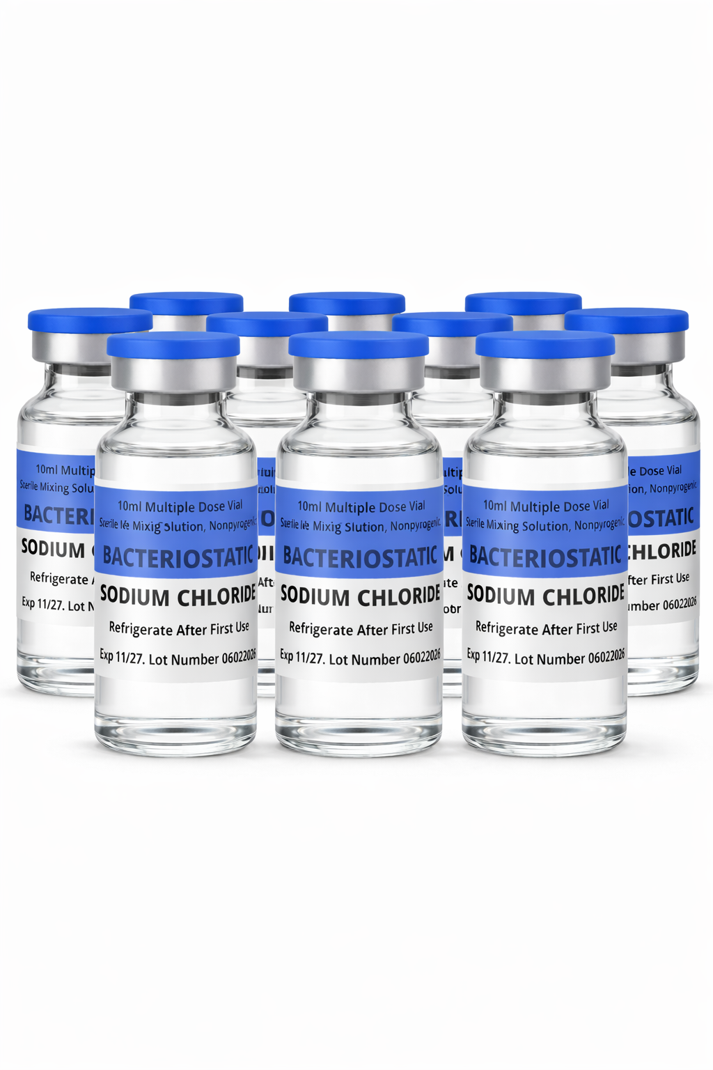 Generic 10ml and 30ml Bacteriostatic Sodium Chloride 0.9%. - Bacteriostatic-Water-UK