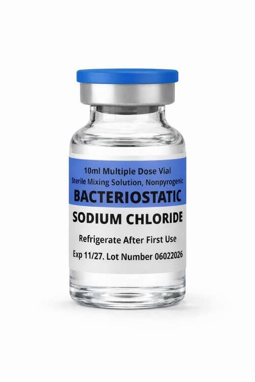 1 x 10ml Bacteriostatic Sodium Chloride. Sterile-solution.com